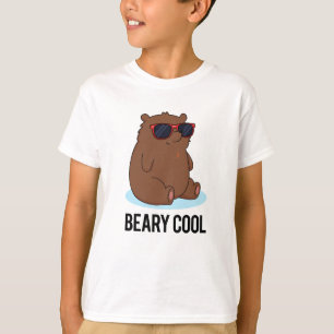 T-shirt Béaire Cool Funky Brown Bear Pun