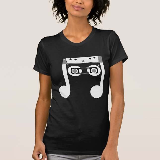T-shirt Beam Notes Huitième Cassette de musique classique  (Devant)
