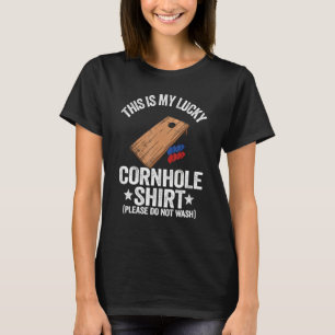 T-shirt Bean Bag Toss Corn Hole Plaisanteries C'Est Ma Cha