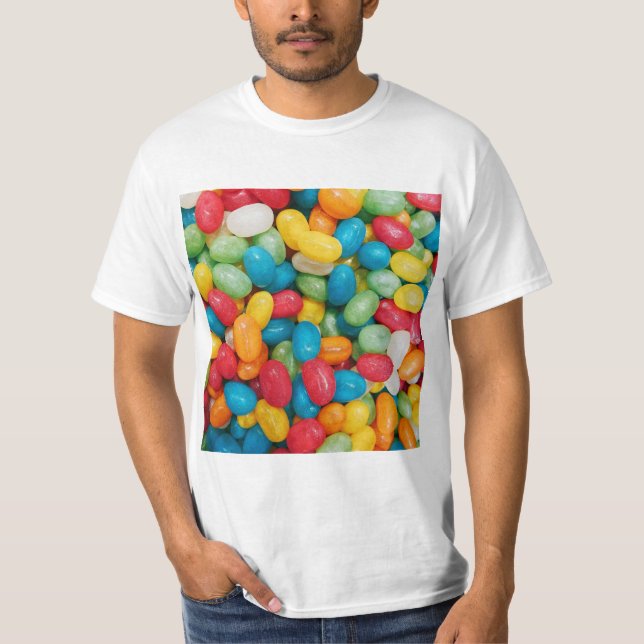 T-shirt Bean Candies de gelée coloré (Devant)