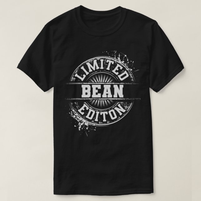 T-shirt BEAN Drôle Nom de famille Arbre de famille Anniver (Design devant)