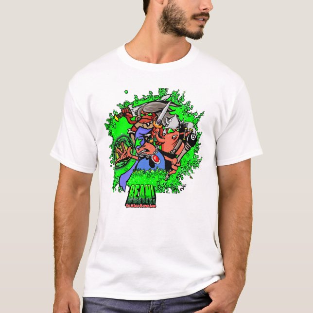 T-shirt BEAN! Héros Hommes    (Devant)