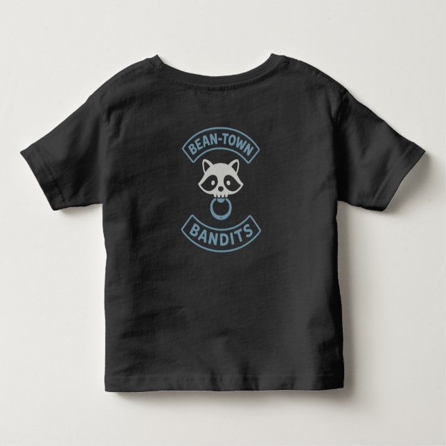 T-shirt Bean-Town Bandits Toddler - Bleu (Dos)