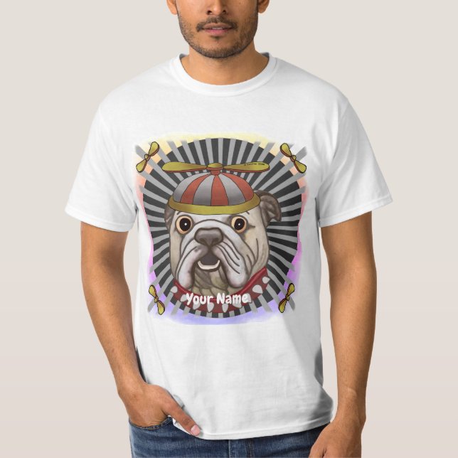 T-shirt Beanie Bulldog (Devant)