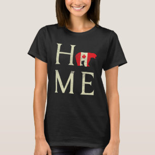 T-shirt Bear Accueil Fête du Canada Fière de l'érable Peup