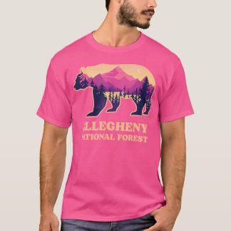 T-shirt Bear Allegheny National Forest Pennsylvanie Randon