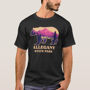 T-shirt Bear Allegheny National Forest Pennsylvanie Randon