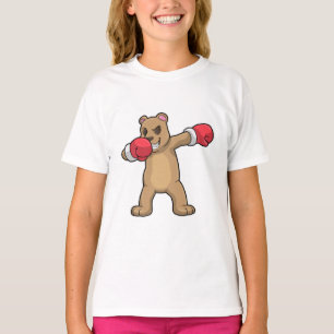 T-shirt Bear as Boxer at Boxer & Hip hop Dance Dab