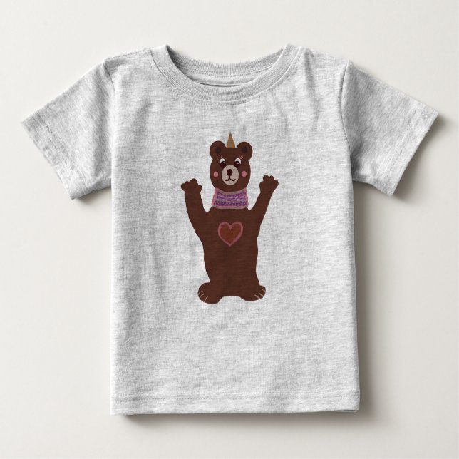 T-shirt Bear Baby Fine Jersey (Devant)