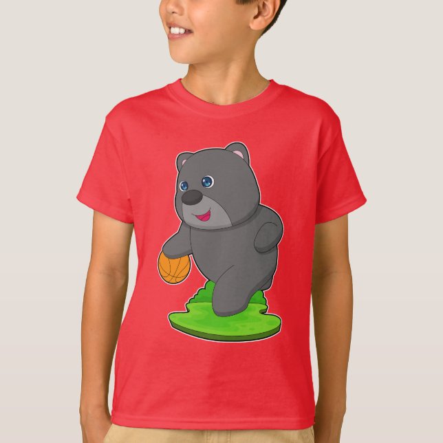 T-shirt Bear Basketball (Devant)