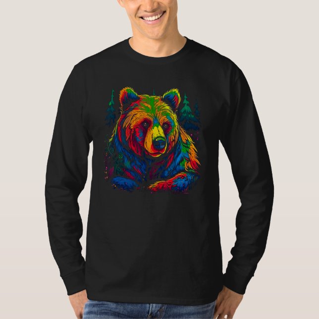 T-shirt Bear Black (Devant)