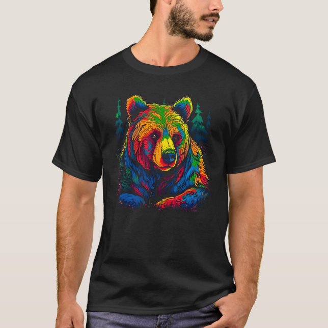 T-shirt Bear Black (Devant)
