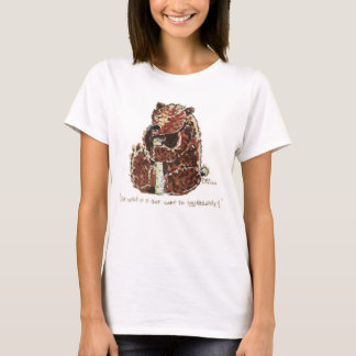 T-shirt Bear Contemplates Hibernation