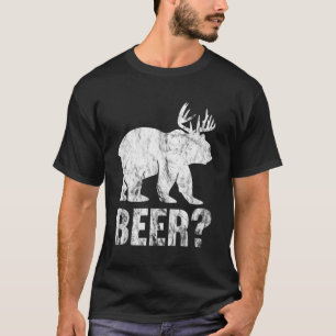 T-shirt Bear Deer Beer