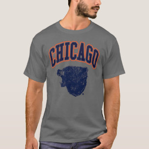 T-shirt Bear Down Chicago Light rétro