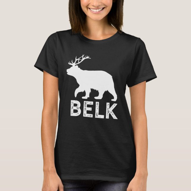 T-shirt Bear Elk Big Game Elk Hunter Shed Antler Elk Hunti (Devant)
