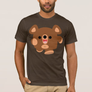T-shirt Bear Énergétique Cartoon mignon