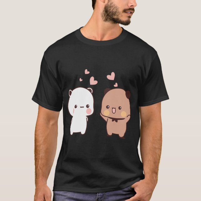 T-shirt Bear Et Panda Bubu Dudu Balloon (Devant)