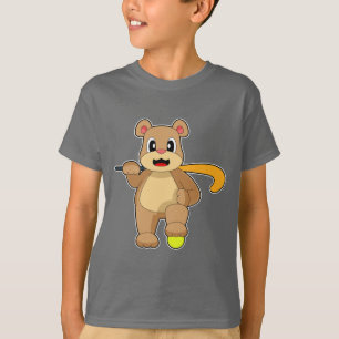 T-shirt Bear Field hockey Hockey stick