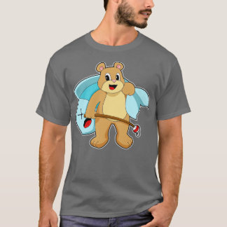 T-shirt Bear Fishing