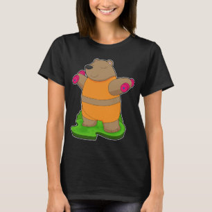T-shirt Bear Fitness Dumbbell