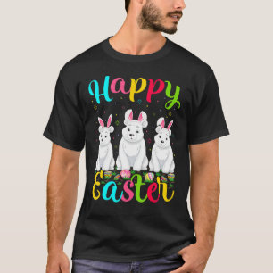 T-shirt Bear  Funny Easter Egg Bunny Polar Bear Happy East