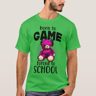 T-shirt Bear Gaming Jeux Vidéos Fun