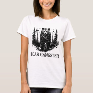 T-shirt Bear Gangster