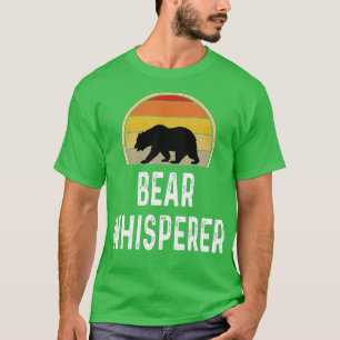 T-shirt Bear Hunter Cadeaux Drôle Ours Whisperer Chasse Re