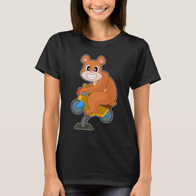 T-shirt Bear Motorcycle (Devant)