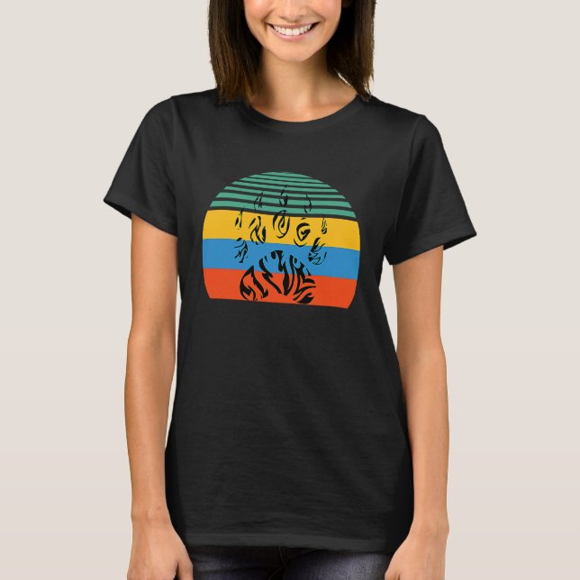 T-shirt Bear Paw Native American (Devant)