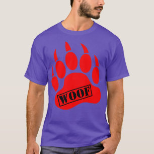 T-shirt Bear Paw Woof