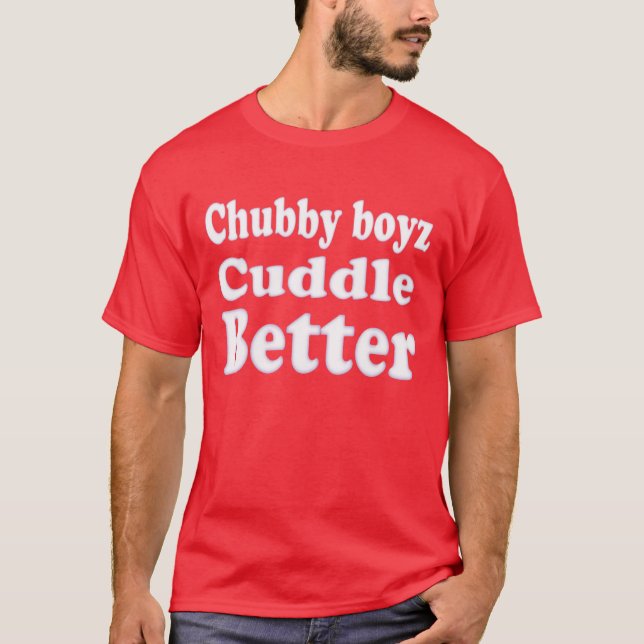 T-shirt Bear Pride Chubby Boyz Cuddle Mieux (Devant)