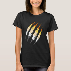T-shirt Bear Pride Claw Marques Hommes gays LGBT Bear Flag