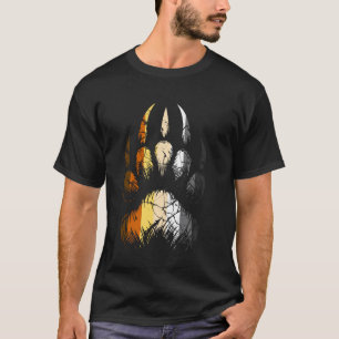 T-shirt Bear Pride Empreinte de patte Hommes gays LGBT Bea