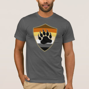 T-shirt Bear Pride Shield Bear Paw - Chemise