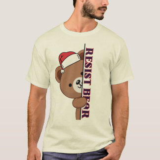 T-shirt Bear Resist christmas