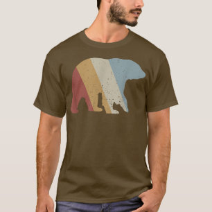T-shirt Bear Retro Style Vintage 284