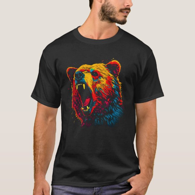 T-shirt Bear Spirit Animal (Devant)