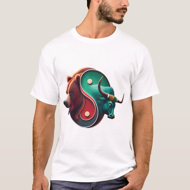 T-shirt Bear vs Bull Trading (Devant)