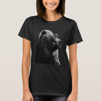 T-shirt Bear Wearing Sunglasses Wildlife Forest Bear Anima