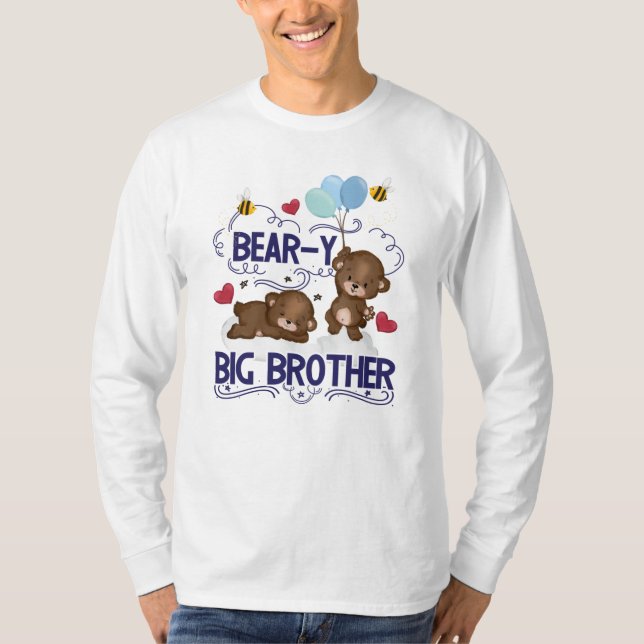 T-shirt Bear y Big Brother Fils de frère (Devant)