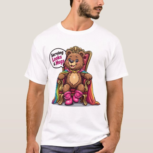 T-shirt Bearbie Queen (Devant)