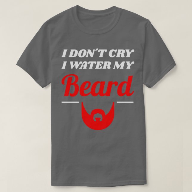 T-shirt Beard Full Mustache Hommes Cadeau 15 (Design devant)