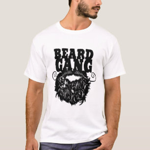 T-shirt beard gang barbe citation barbu moustache moustach