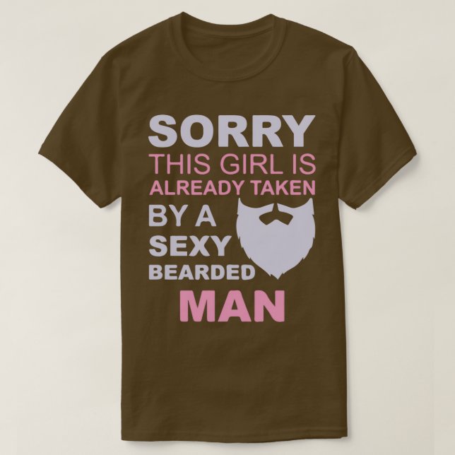 T-shirt Beard Lover Girl T (Design devant)