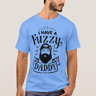 T-shirt Beard Lovers Don J'ai un papa fuzzy