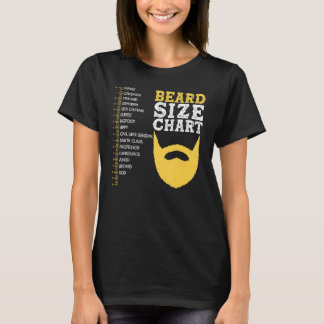 T-shirt Beard Measurement Char  Beard Length Growth Chart