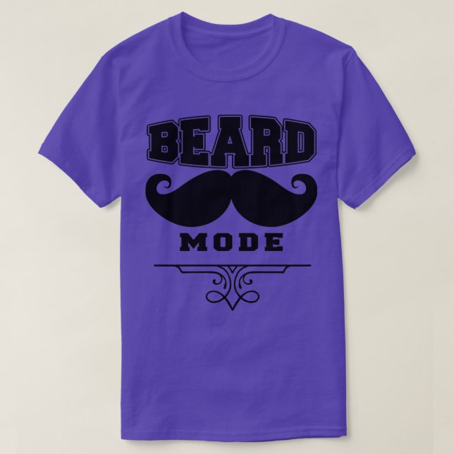 T-shirt Beard Mode Funny Beard Citations 2 (Design devant)