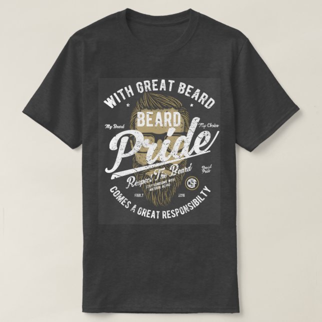T-shirt Beard Pride 11 (Design devant)
